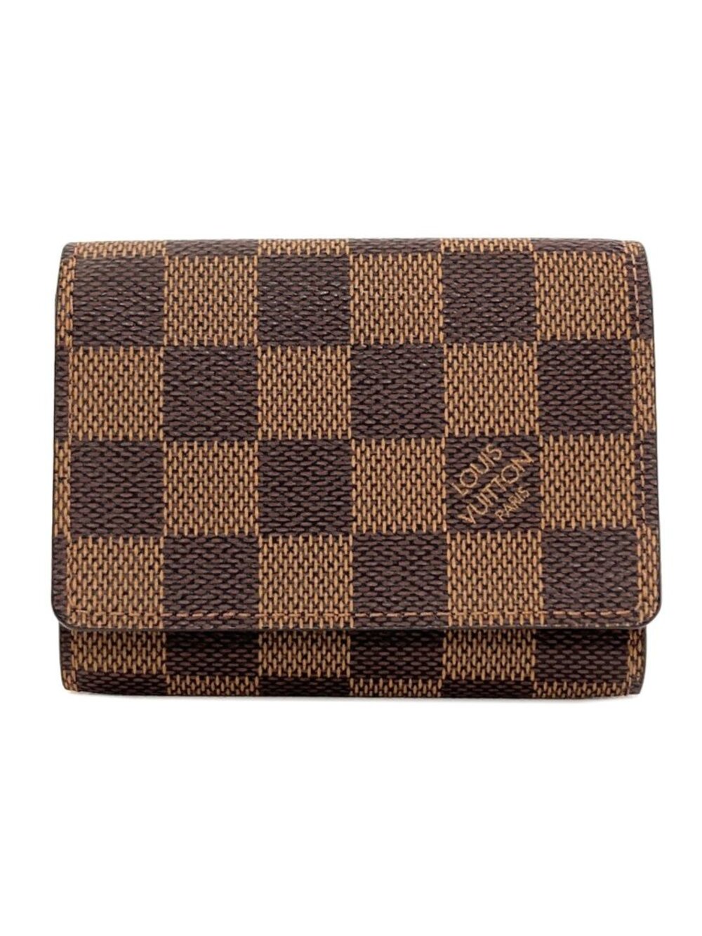 Louis Vuitton Envelope Business Card Holder Case Damier Canvas
